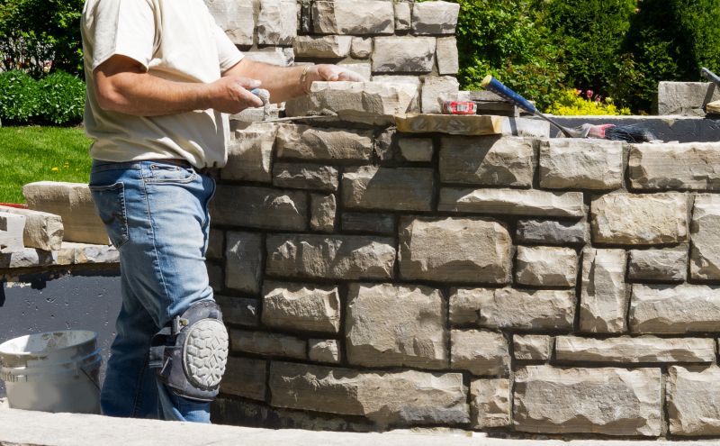 Our team working on Masonry Service projects in Bismarck, ND