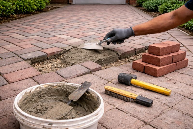 Brick Flatwork Repair in Menoken, ND
