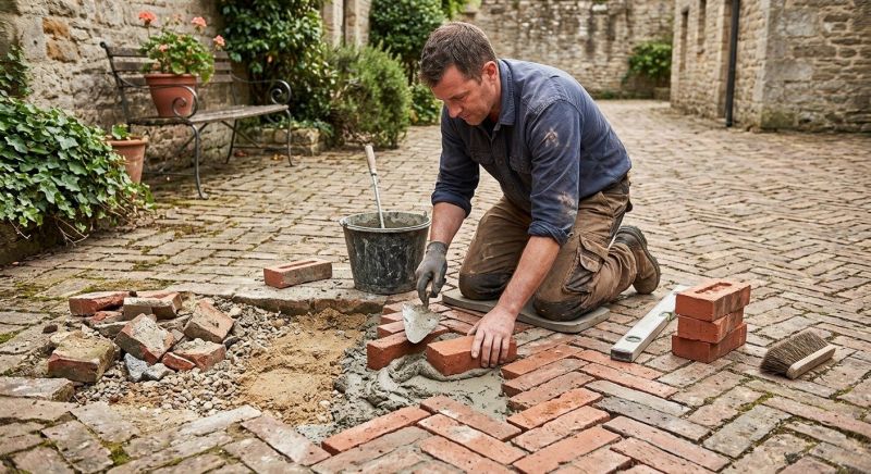 Brick Floor Repair in Bismarck, ND