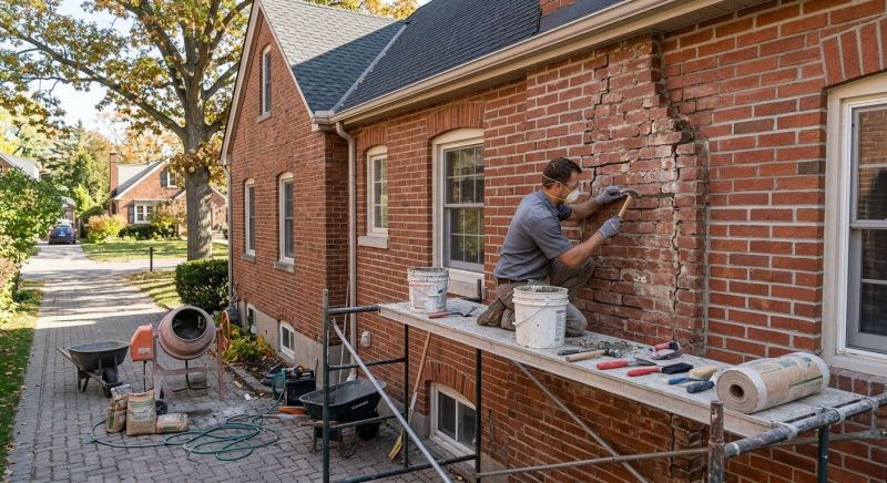 Brick Masonry Restoration in Bismarck, ND