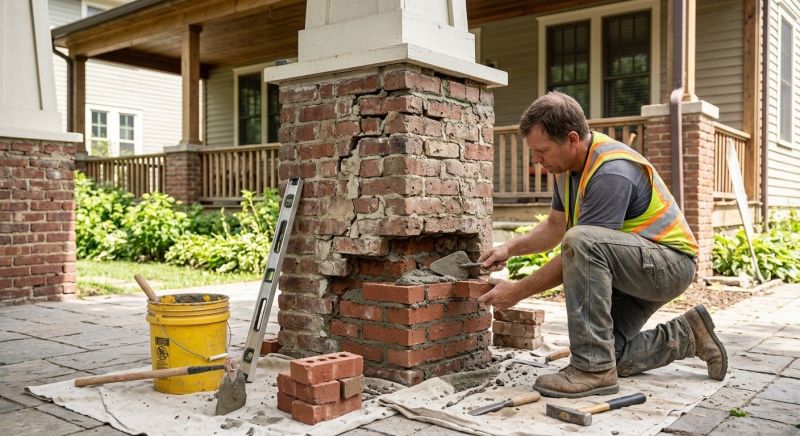Brick Restoration in Bismarck, ND