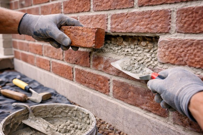 Brick Stairs Repair in Menoken, ND