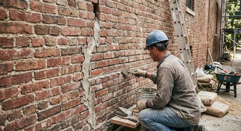 Brick Wall Repair in Mandan, ND