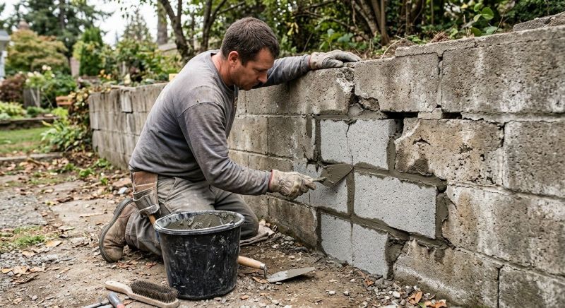 Concrete Block Repair in Bismarck, ND