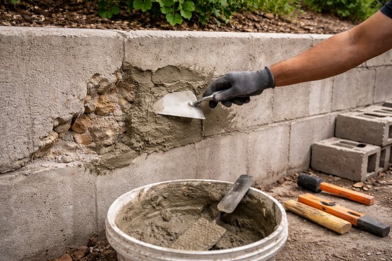 Retaining Wall Repair in Bismarck, ND