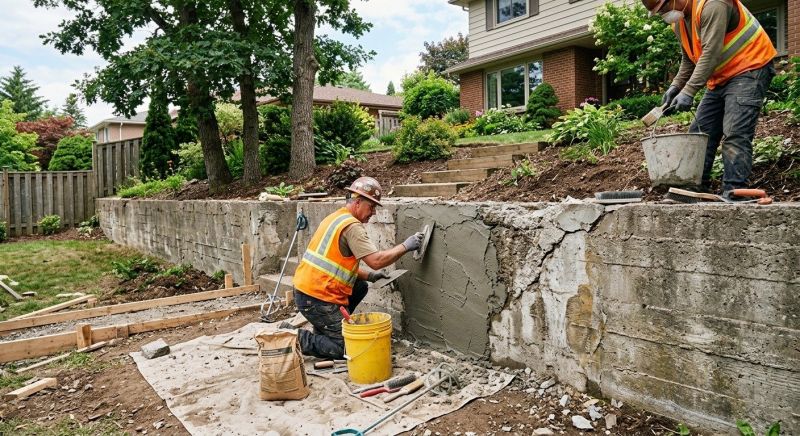 Retaining Wall Repair in Bismarck, ND