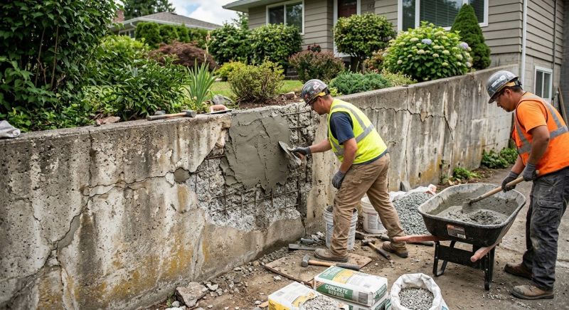 Retaining Wall Repair in Menoken, ND