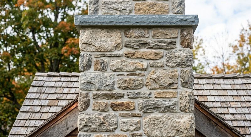 Stone Chimney Installation in Bismarck, ND