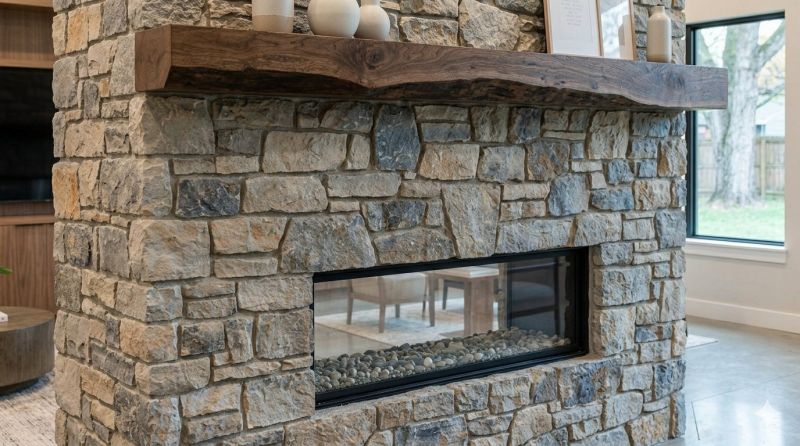 Stone Chimney Installation in Mandan, ND