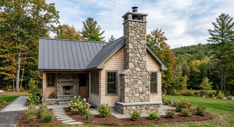 Stone Chimney Installation in Menoken, ND