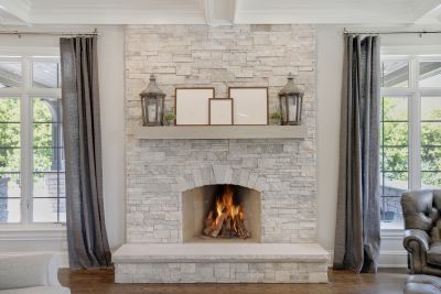 Stone Chimney Installation in Menoken, ND