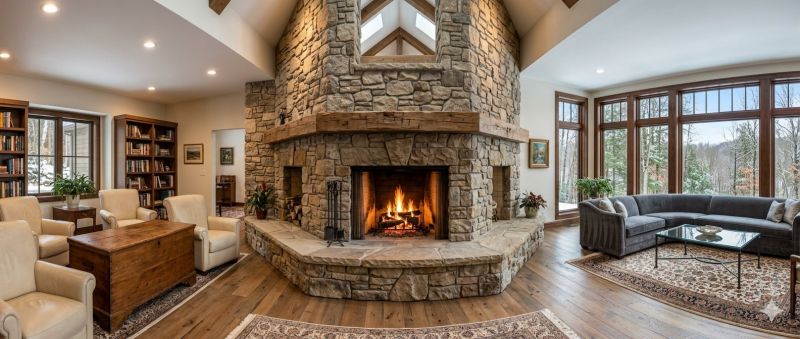 Stone Chimney Installation in Menoken, ND