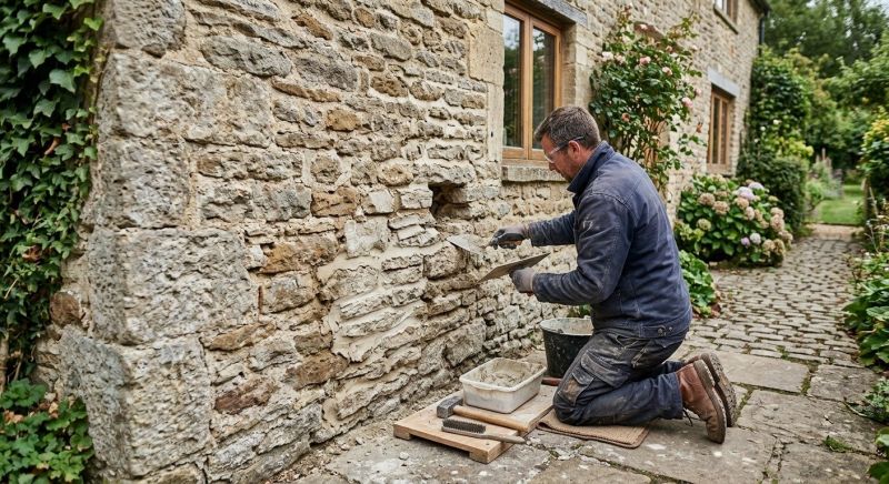 Stone Masonry Repair in Menoken, ND