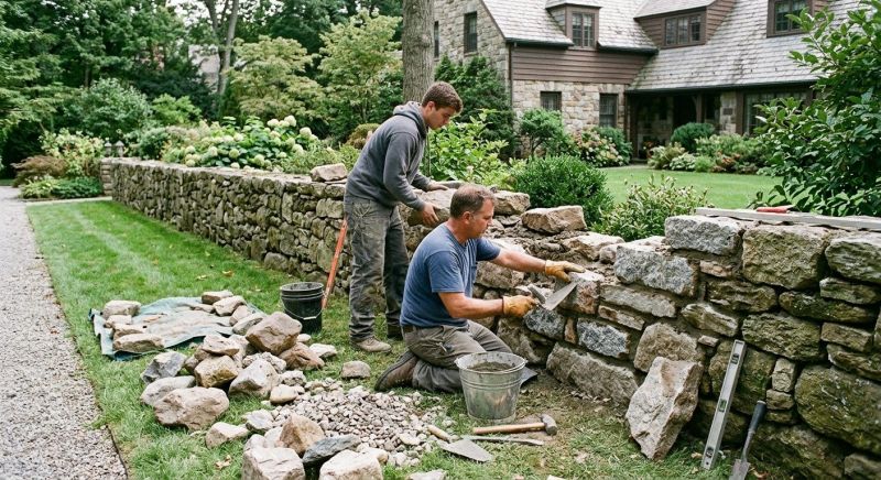 Stone Wall Repair in Bismarck, ND