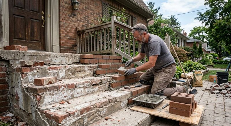 Stonework Repair in Mandan, ND